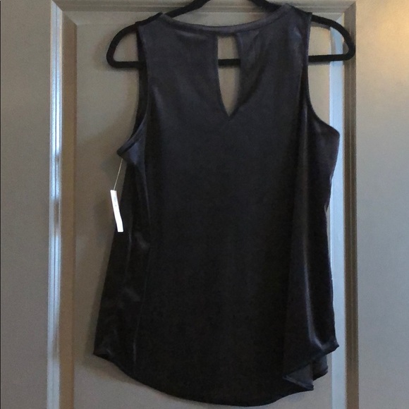 NWT OldNavy Black VelvetTank top, sz M - Picture 2 of 2
